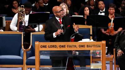 Aretha Franklin’s family criticise ‘offensive’ eulogy