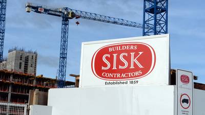 Turnover at top 50 Irish construction firms rises 12% to €6.72bn