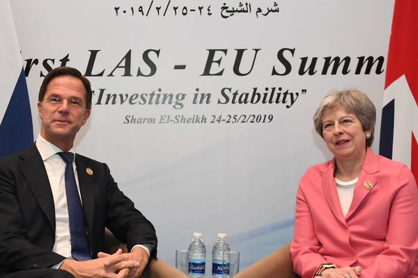 Brexit: May meets EU leaders as UK minister hints at delay