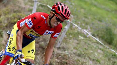 Contador closer to Vuelta a España title as rivals crack