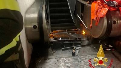 Rome escalator collapse prompts calls for inquiry into city’s metro system