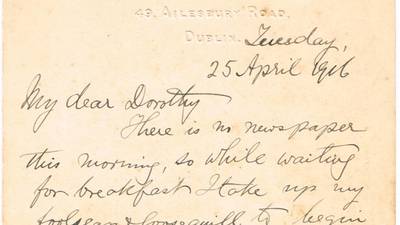 1916 Rising: Ailesbury Road letter bought by State