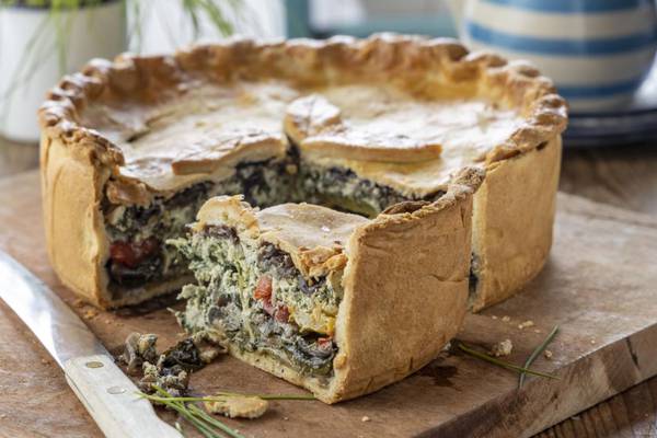 A delicious picnic pie that delivers a dose of sunshine in every bite