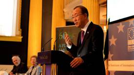 Ban Ki-moon: Ireland must realign stance on climate change
