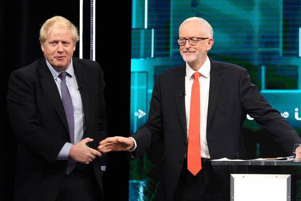 Denis Staunton’s UK election diary – Johnson v Corbyn debate ends in a draw