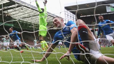 Clint Hill’s late goal secures Old Firm draw for Rangers