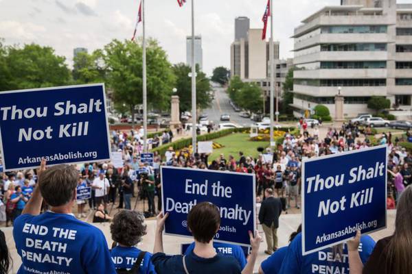 Supreme court forces Arkansas to halt first in string of executions