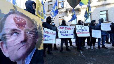 US and Russia at odds over Ukraine's sanctions on Putin ally
