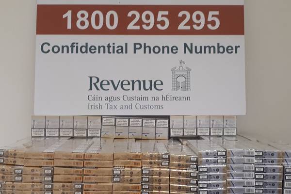 Revenue officer seize 45,000 cigarettes at Dublin Airport