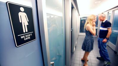North Carolina sues over transgender bathroom ban