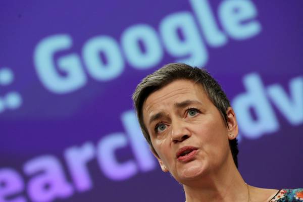 EU's Vestager says Europe must lead the way with a digital tax