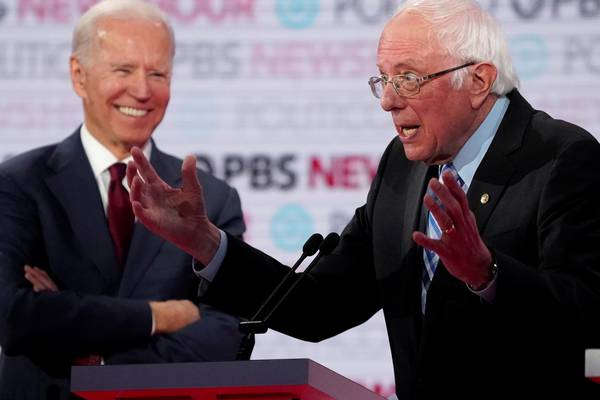 Iran crisis adds edge to Biden-Sanders contest in 2020 race