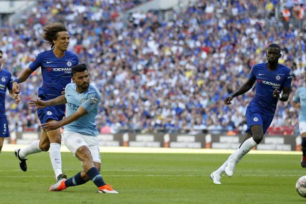 Agüero’s brace gives Man City victory in Community Shield