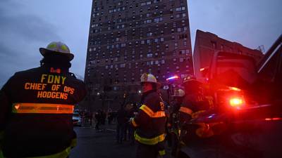 Open door that may have fuelled New York fire under investigation
