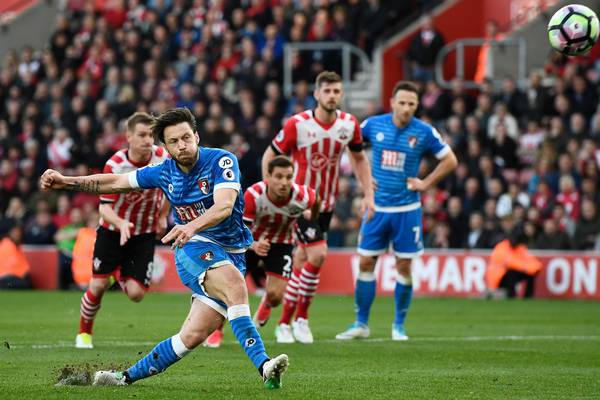 Harry Arter blazes over late penalty in scoreless draw