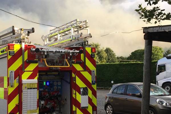 Fire brigade battles gorse fire in south Co Dublin