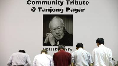Tributes paid to Singapore founding father Lee Kuan Yew
