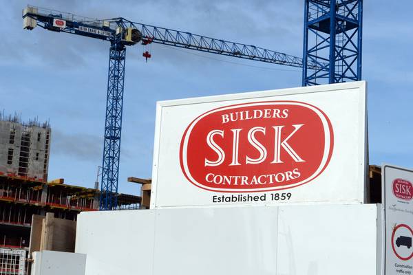 Construction group Sisk grows turnover to almost €1.4bn