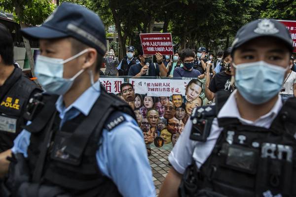 Hong Kong jails protester for chanting political slogans