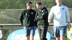 Roy Keane makes his presence felt early at Irish training