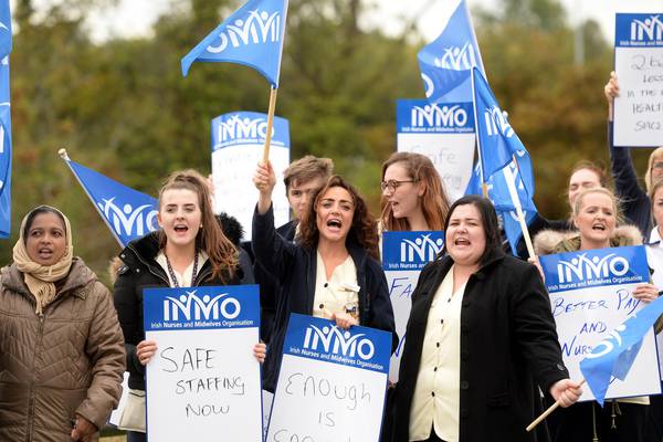 12% pay rise for nurses would cost €300m, department says