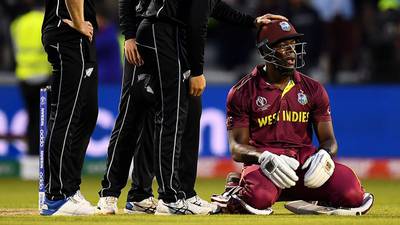 Carlos Brathwaite falls just short of sealing epic West Indies victory