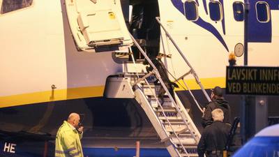 Ryanair plane evacuated in Norway over bomb scare