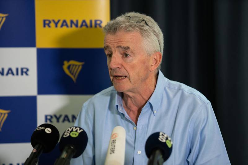 Airfares likely to rise by up to 30% in years ahead, O’Leary warns