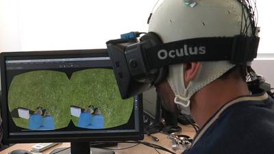 Paralysis partially reversed through virtual reality training