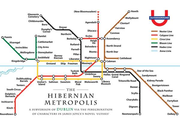 ‘Ulysses’ as an Underground map: From Kidney Parade to Mollydount