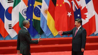 G20:  Obama gets frosty reception from Chinese hosts