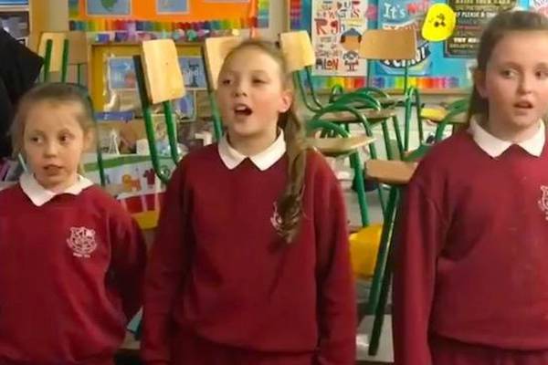 Video of Moyross primary school choir singing Rise Up goes viral