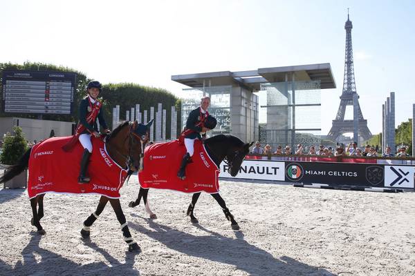 Equestrian: Breen and Springsteen on fire in Paris