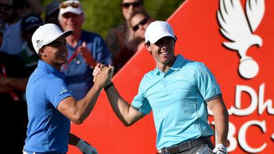 Rory McIlroy two shots off lead after second round in Abu Dhabi