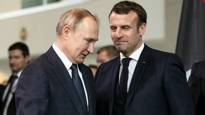 Macron urges ‘respect’ for Russia as he tries to defuse Ukraine crisis