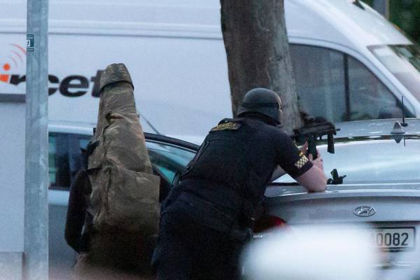 Dublin shooting: Two gardaí shot by man who opened fire from house