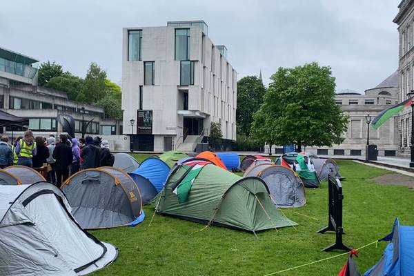 Trinity College Dublin protesters to remain ‘indefinitely’ until Israel demands are met