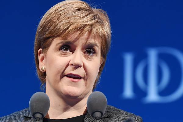 Sturgeon plans second Scottish independence referendum