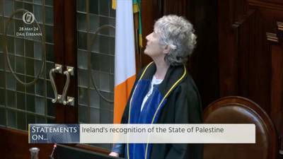 Dáil suspended as protesters call for Israel sanctions