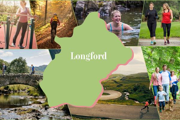 Co Longford: one walk, one run, one hike, one swim, one cycle, one park and one outdoor gym