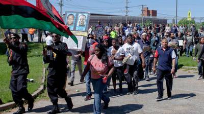 Protests erupt in Cleveland as officer cleared of fatal shooting