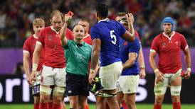 World Rugby investigating after Jaco Peyper poses with Wales fans