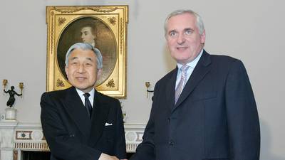 When  Bertie Ahern met Emperor Akihito in Japan