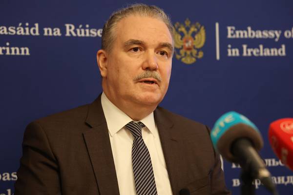 Charlie Flanagan calls for expulsion of Russian ambassador over ‘Nazi ideology’ claims