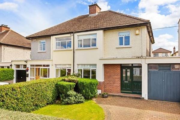 What sold for about €585k in D14, Templeogue, Malahide and Glenageary