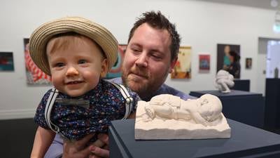 Stephen Murphy wins RCSI award for a sculpture of his premature newborn son