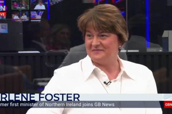 Former first minister of Northern Ireland Arlene Foster joins GB News