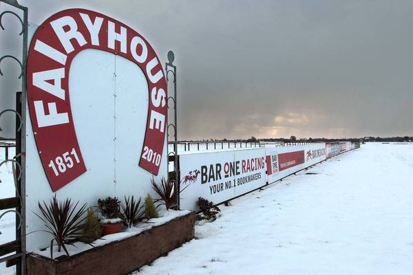 Wednesday’s Fairyhouse card abandoned due to snow
