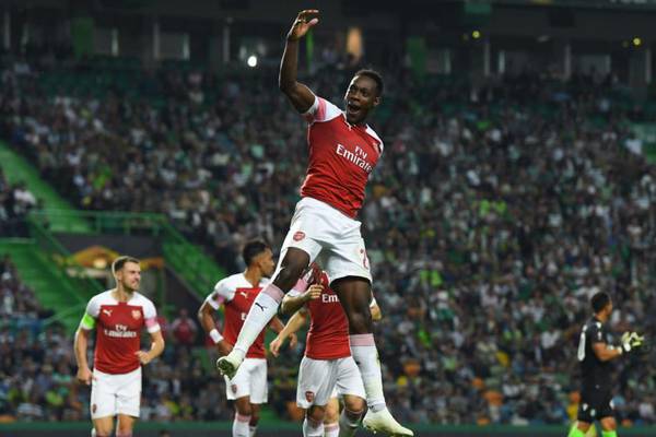 Danny Welbeck makes it 11 wins on the trot for Arsenal