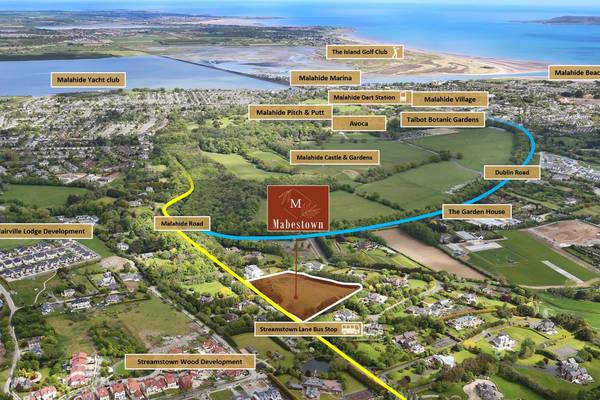Malahide lands with planning for 13 high-end homes for sale by tender